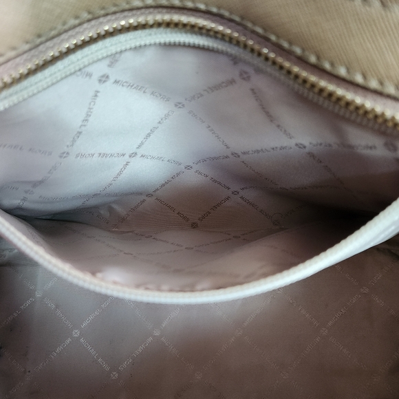 Michael Kors Saffiano Leather Satchel with New Crossbody Straps - Picture 12 of 16